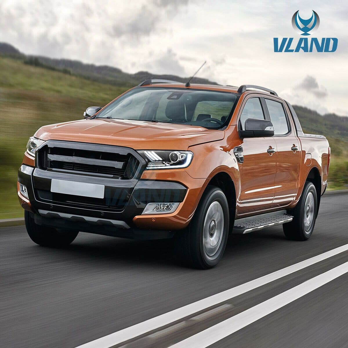 2015-2022 FORD RANGER MUSTANG STYLE SEQUENTIAL LED HEADLIGHTS