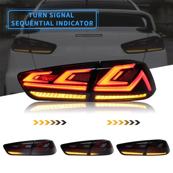 2007-2017 MITSUBISHI LANCER DYNAMIC LED TAIL LIGHTS