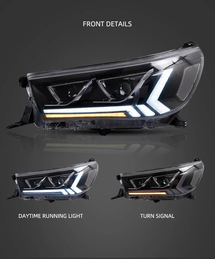 2015-2020 TOYOTA HILUX SEQUENTIAL LED HEADLIGHTS