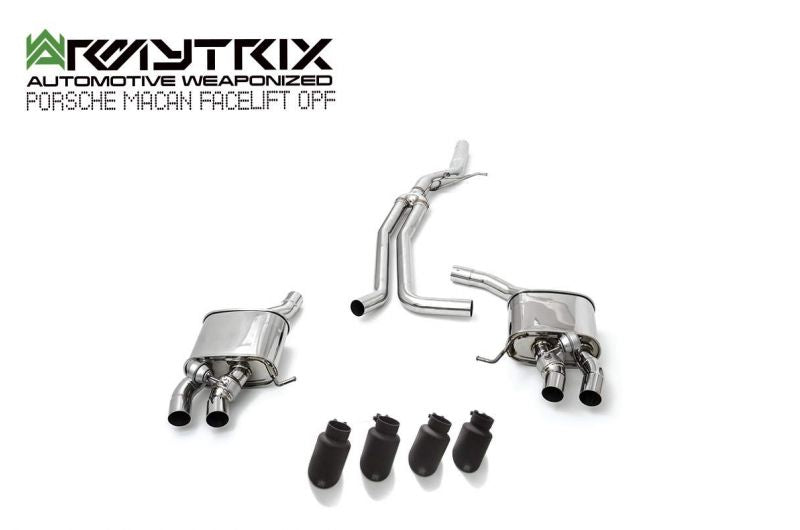 Armytrix Stainless Steel Valvetronic Cat Back Exhaust System Porsche Macan 2.0T 19+ (Facelift OPF)