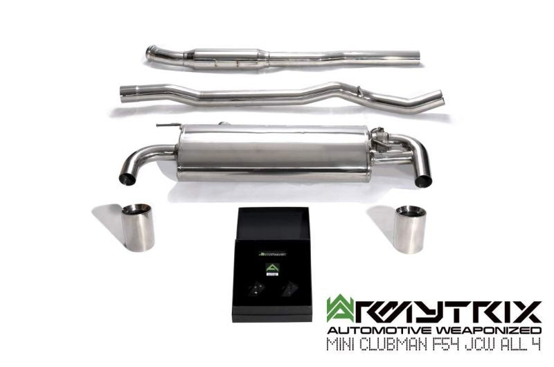 Armytrix Stainless Steel Valvetronic Cat Back Exhaust System Mini Cooper JCW ALL 4 F54 19+ (OPF Only)