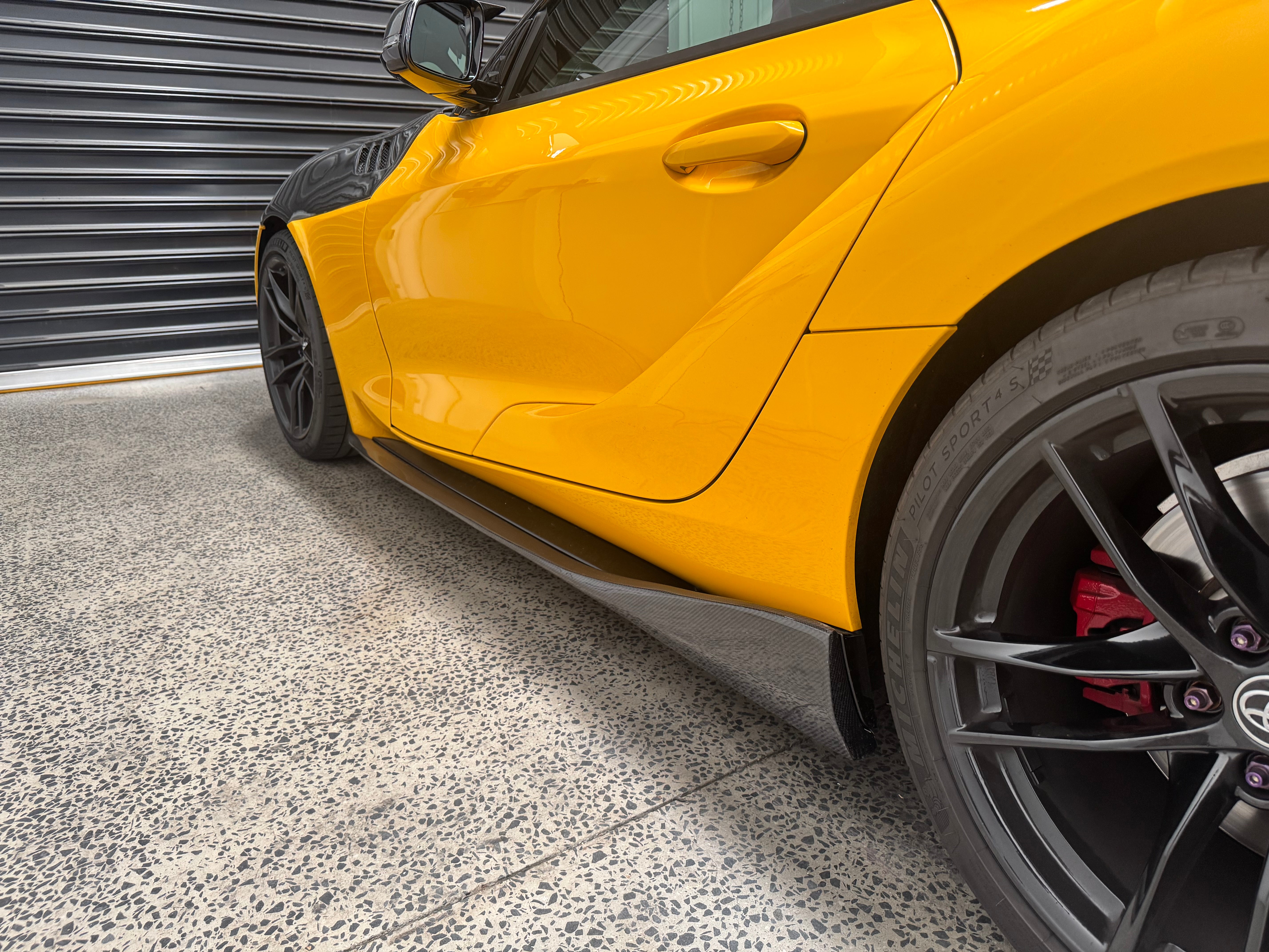 A90 Toyota Supra MK5 Varis Style Carbon Fibre Side Skirts