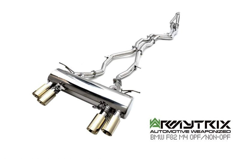 Armytrix Stainless Steel Valvetronic Cat Back Exhaust System - OE Valvetronic control