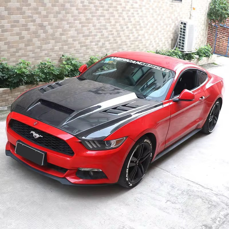 Ford Mustang TF Style Carbon Fibre Hood