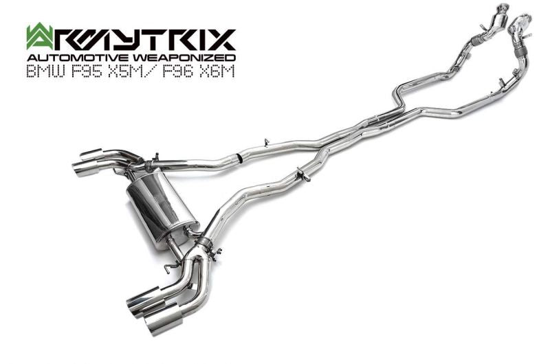 Armytrix Stainless Steel Valvetronic Cat Back Exhaust System BMW X5M F95/X6M F96 20+