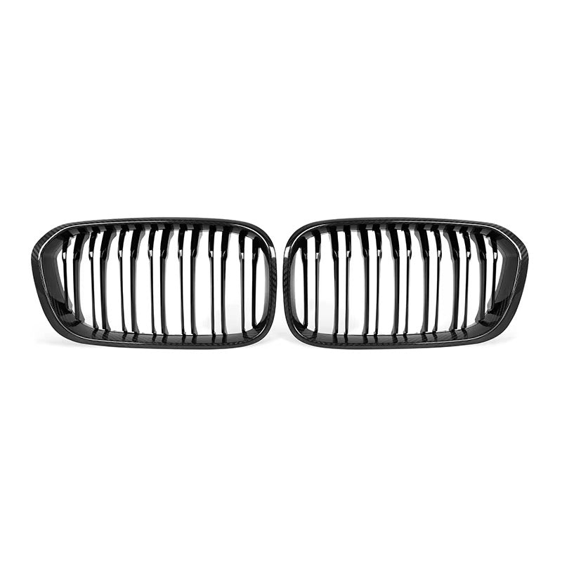 BMW 1 Series F20 | F21 (15-19) Dual Slat Front Grille Dry Carbon Fibre