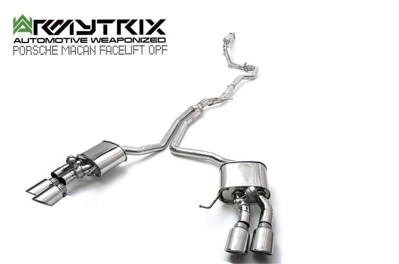 Armytrix Stainless Steel Valvetronic Cat Back Exhaust System Porsche Macan 2.0T 19+ (Facelift OPF)