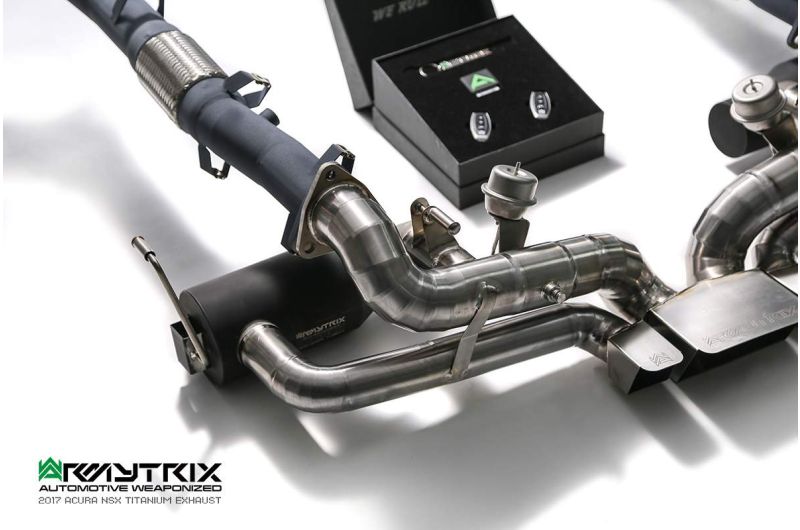 Armytrix Titanium Valvetronic Cat Back Exhaust System Honda Acura NSX MKII 16+