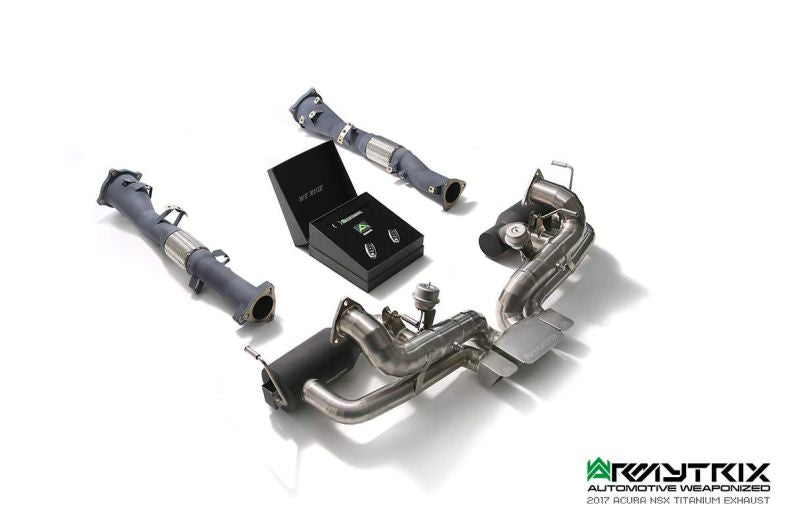 Armytrix Titanium Valvetronic Cat Back Exhaust System Honda Acura NSX MKII 16+