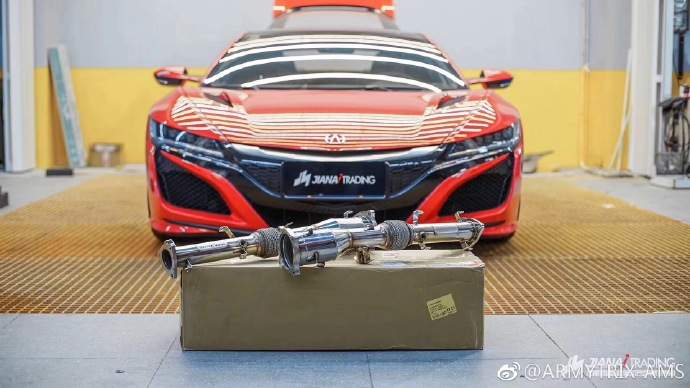 Armytrix Titanium Valvetronic Cat Back Exhaust System Honda Acura NSX MKII 16+