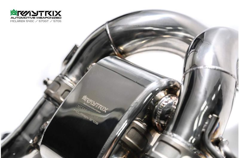 Armytrix Stainless Steel Valvetronic Cat Back Exhaust System Mclaren 540C/570GT/570S 15+