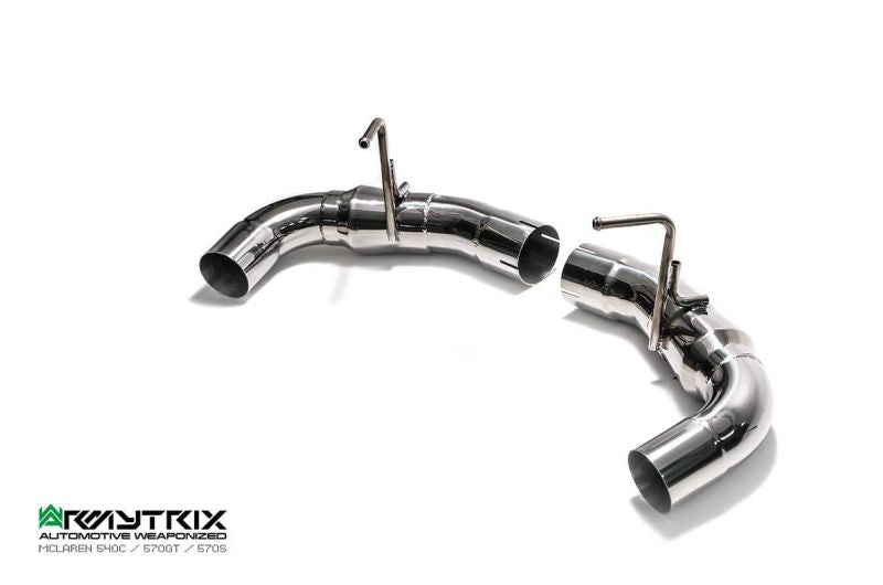 Armytrix Stainless Steel Valvetronic Cat Back Exhaust System Mclaren 540C/570GT/570S 15+