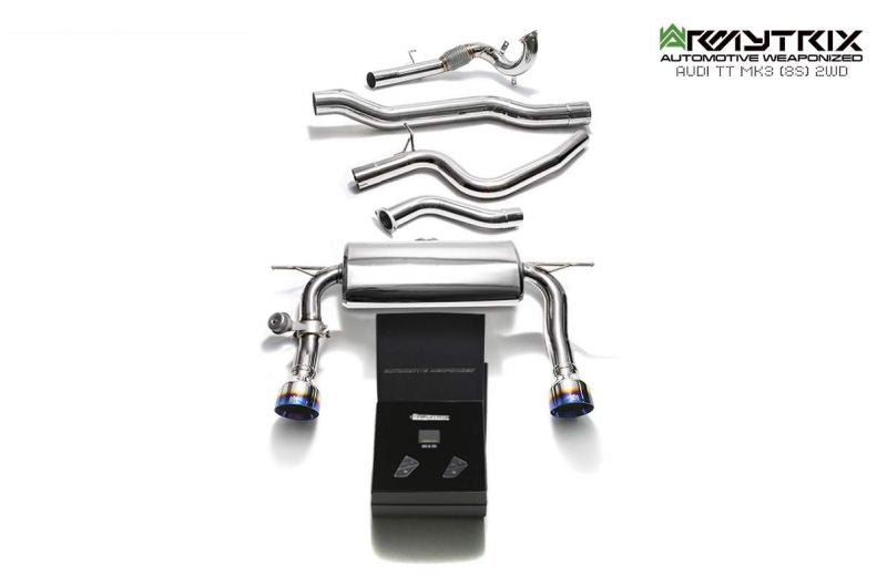Armytrix Stainless Steel Valvetronic Cat Back Exhaust System BMW M340i G20 19+ Sedan Only