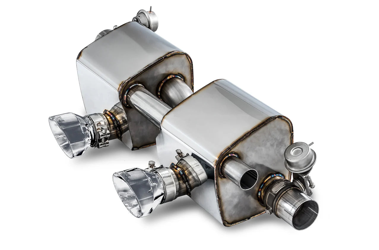 AWE Tuning Porsche 911 (991.2) Carrera / S SwitchPath Exhaust for PSE Cars - Chrome Silver Tips