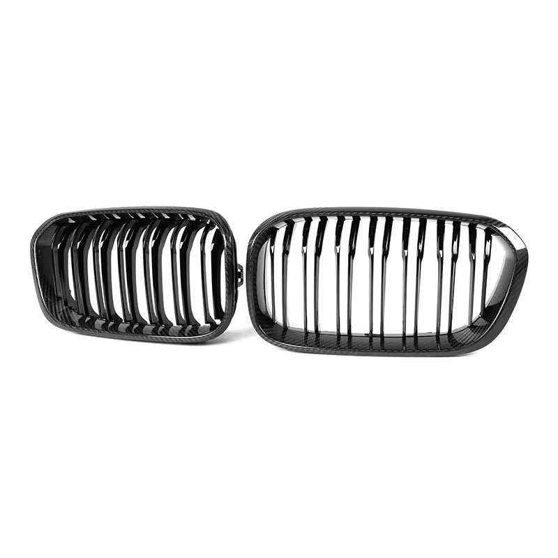 BMW 1 Series F20 | F21 (15-19) Dual Slat Front Grille Dry Carbon Fibre