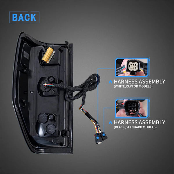 2011-2022 FORD RANGER PX2 PX3 SEQUENTIAL X LED TAIL LIGHTS