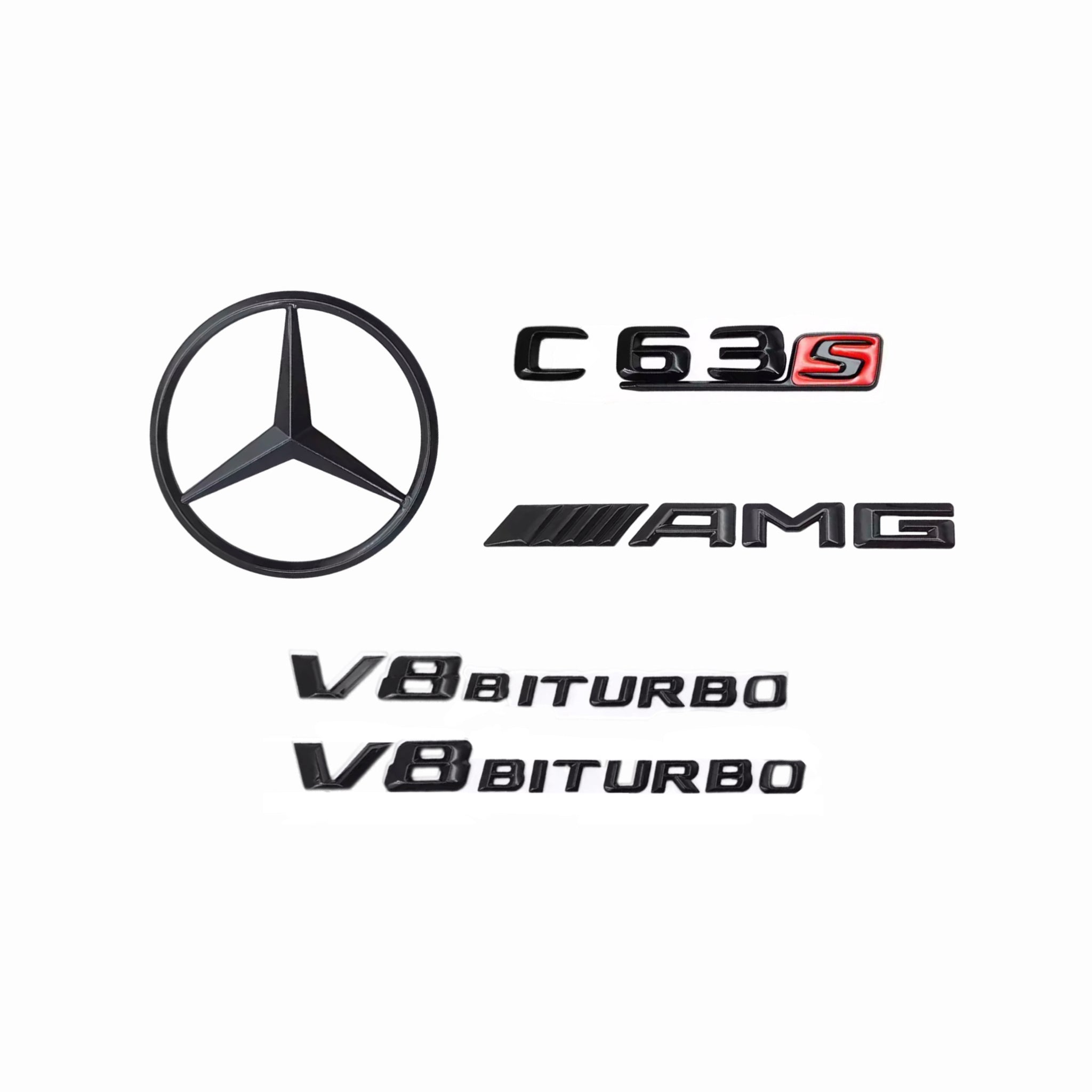 Mercedes Benz C63s W205 | C205 | S205 | A205 Black Badges