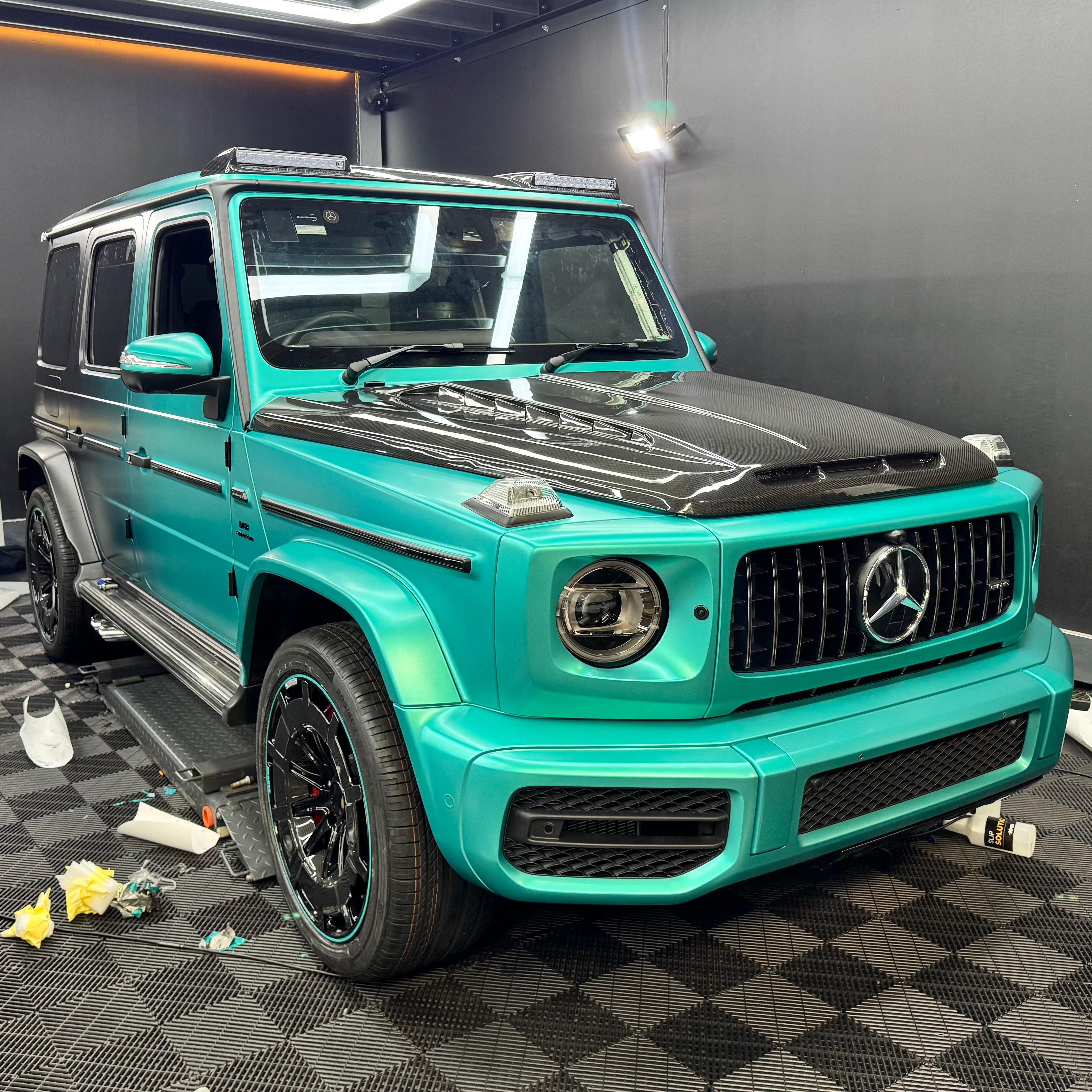 Mercedes Benz G Class Top Car Style Dry Carbon Fibre Hood (19-24)