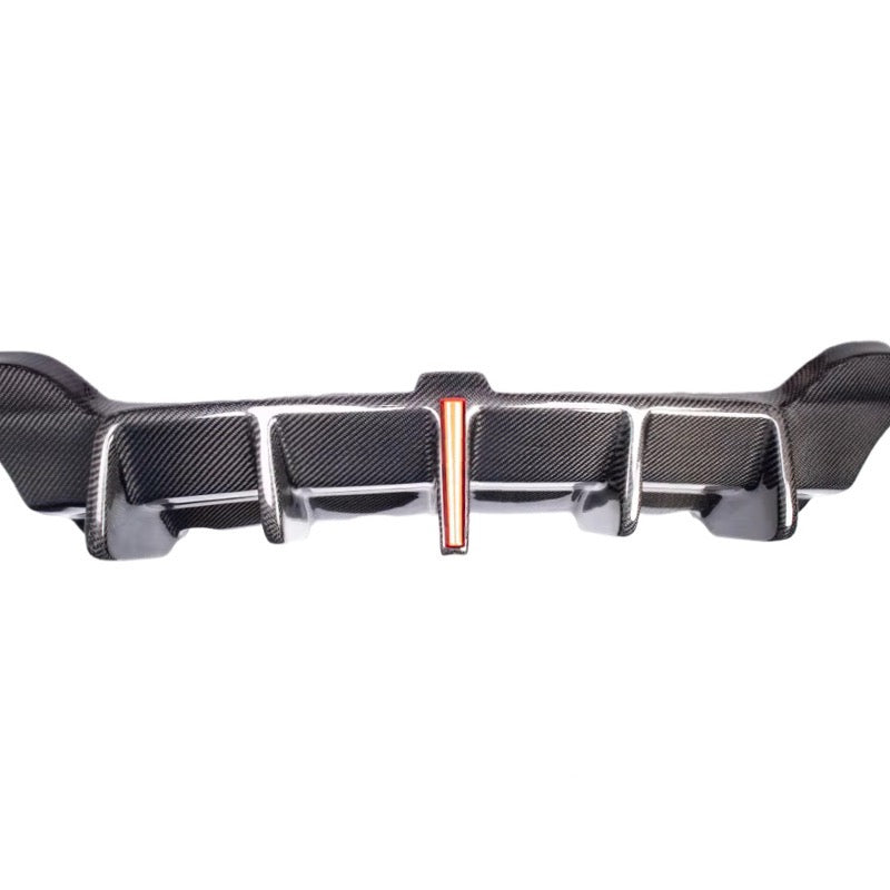 BMW 3 Series G20 Carbon Fibre Rear Diffuser with Lamp Karbel Style (19-22)
