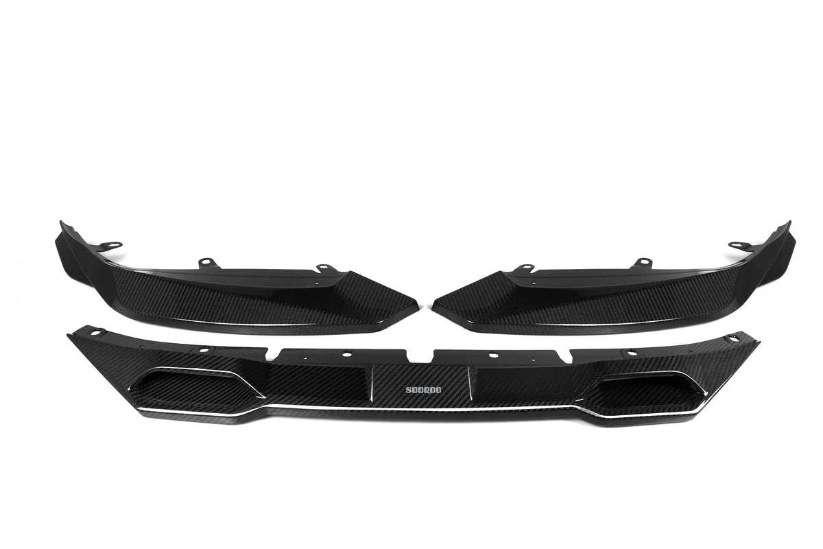 Sooqoo Pre Pregged Dry Carbon Fiber Front Lip Type A for BMW M2 G87 2023+