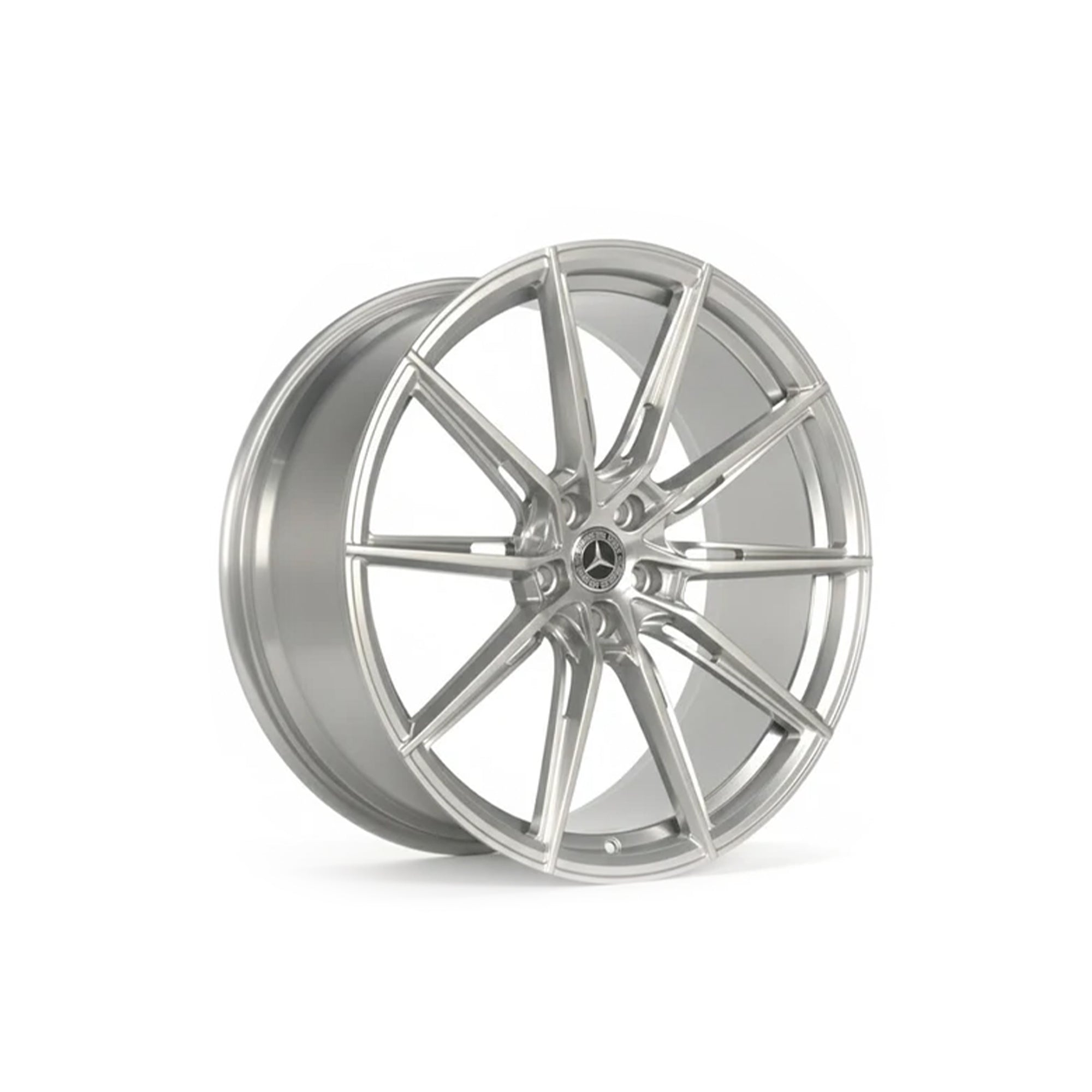 Lightweight WheelWorkCustoms WWC RC3 EVO performance wheel with aerodynamic design and matte finish, displayed on a vehicle.