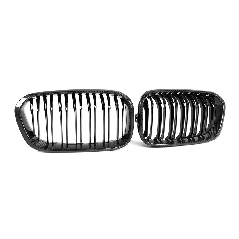 BMW 1 Series F20 | F21 (15-19) Dual Slat Front Grille Dry Carbon Fibre
