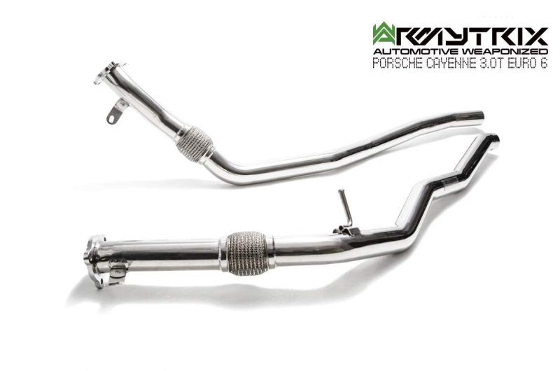 Armytrix Stainless Steel Valvetronic Cat Back Exhaust System Porsche Cayenne S E3 2.9TT 18+