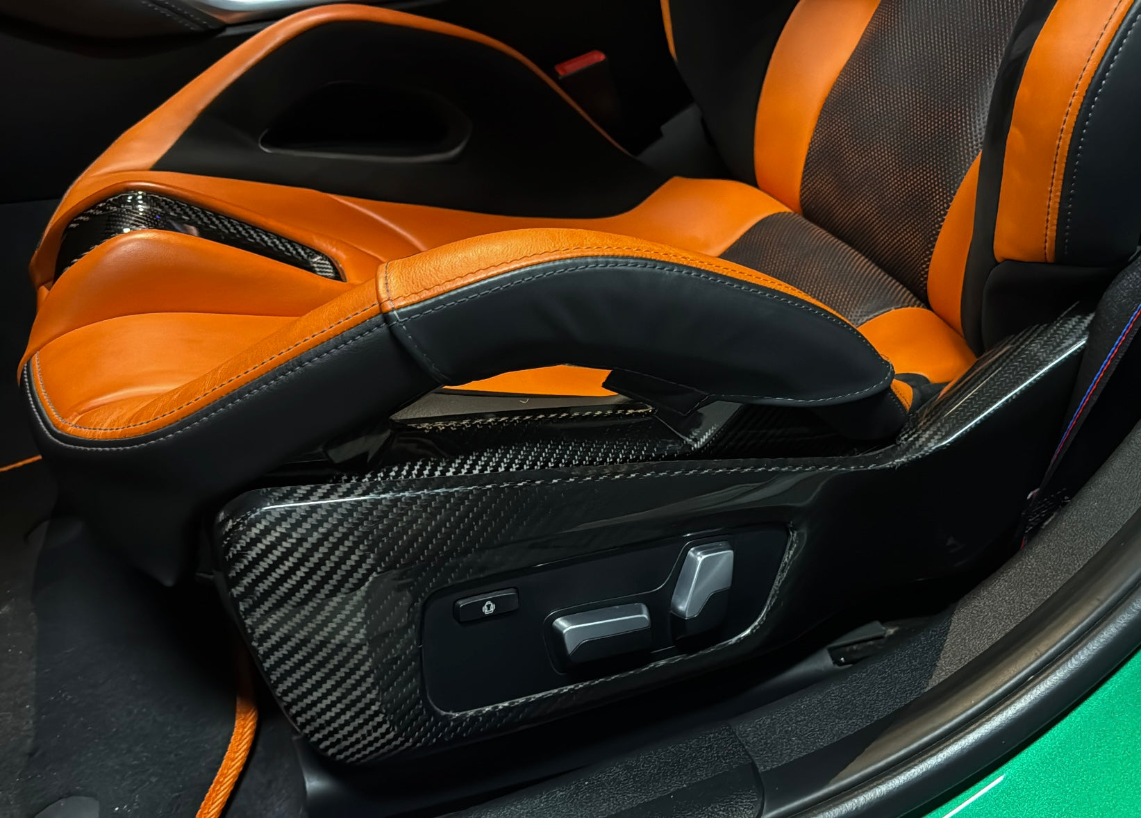 BMW G87 M2 | G80 G81 M3 | G82 G83 M4 Dry Carbon Fibre Bucket Seat Side Covers