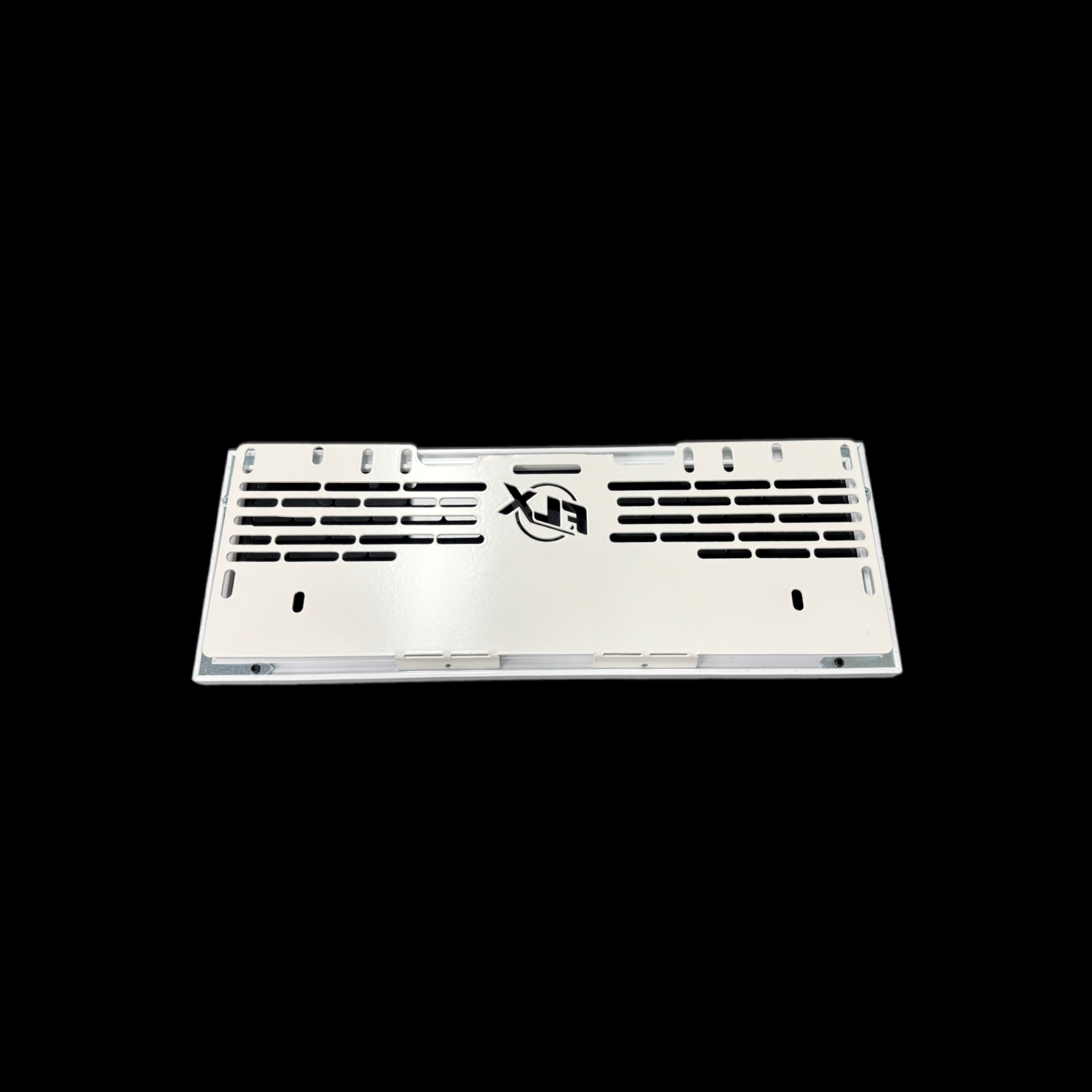 Number Plate Cover - FLX 6 Character/digit VIC Plates Matte White