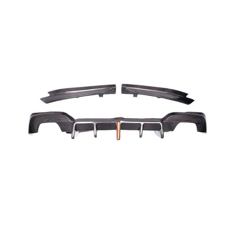 BMW 3 Series G20 Carbon Fibre Rear Diffuser with Lamp Karbel Style (19-22)