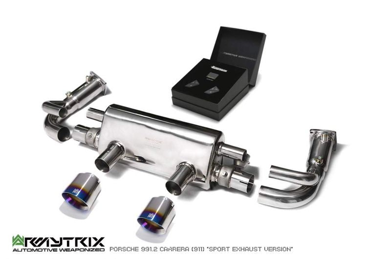 Armytrix Stainless Steel Valvetronic Cat Back Exhaust System (Suits Sports Exhaust Version Only)