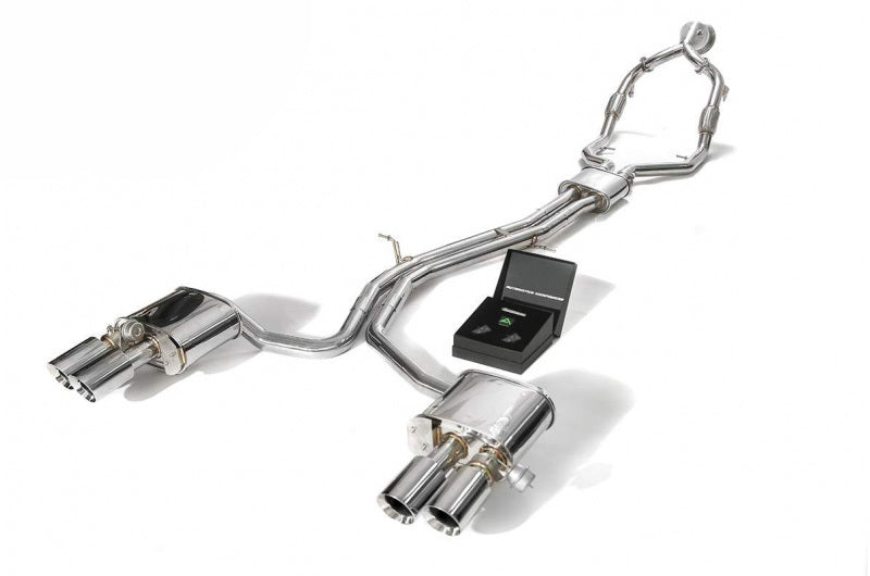Armytrix Stainless Steel Valvetronic Cat Back Exhaust System Audi S5 B9 Coupe AWD 17+