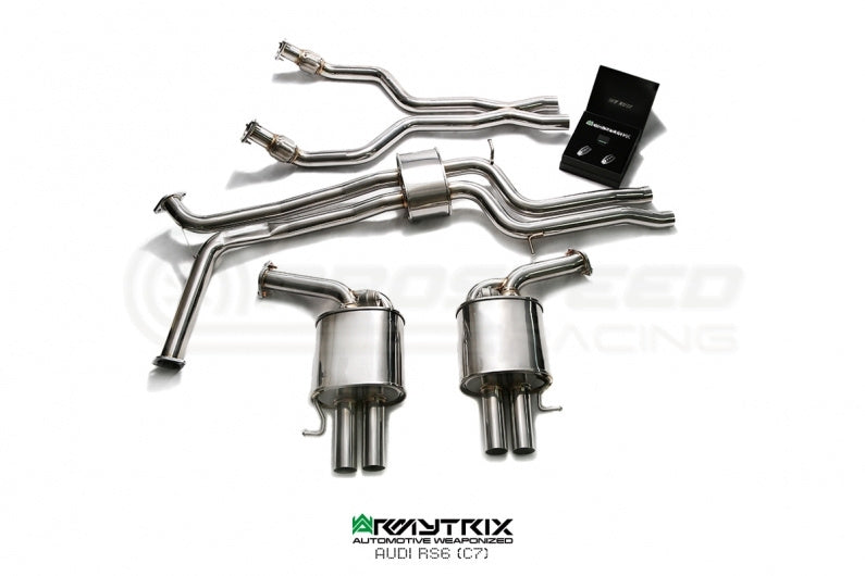 Armytrix Stainless Steel Valvetronic Cat Back Exhaust System Audi S6/S7/RS6/RS7 C7 Wagon/Sportback 12-18