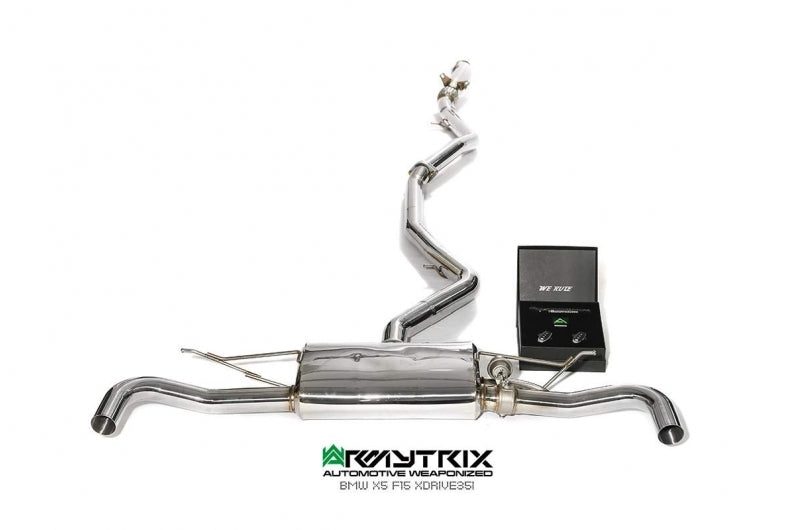 Armytrix Stainless Steel Valvetronic Cat Back Exhaust System BMW X5 35i F15/X6 35i F16 14-19