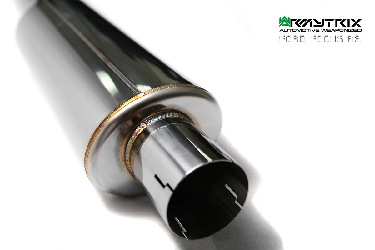 Armytrix Stainless Steel Valvetronic Cat Back Exhaust System Ford Focus RS MK3 16-18