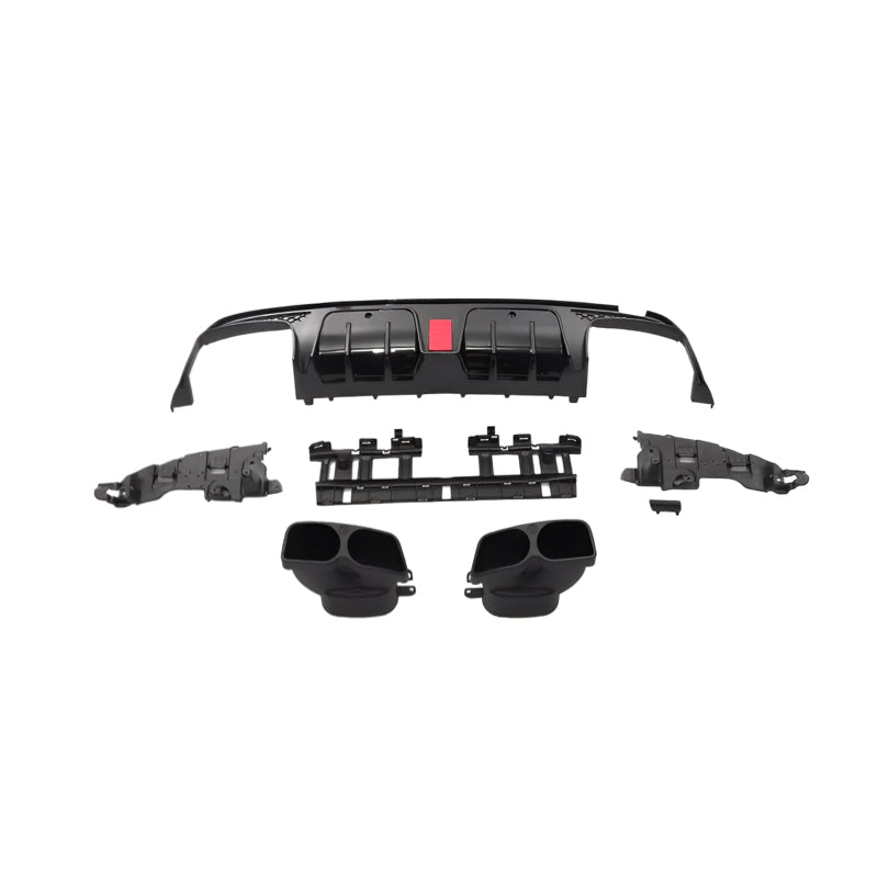 BRABUS Style Rear Diffuser for W205 (SEDAN) C Class (2014-2021)