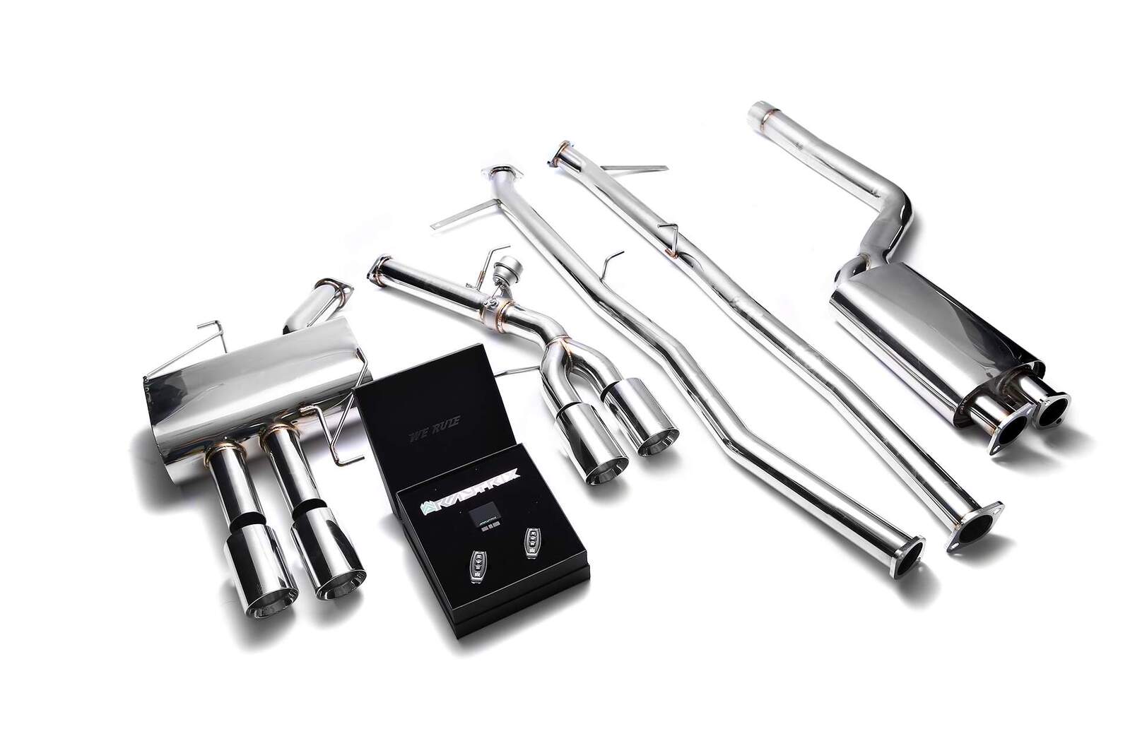 Armytrix Stainless Steel Valvetronic Cat Back Exhaust System BMW 520i/528i F10 11-16