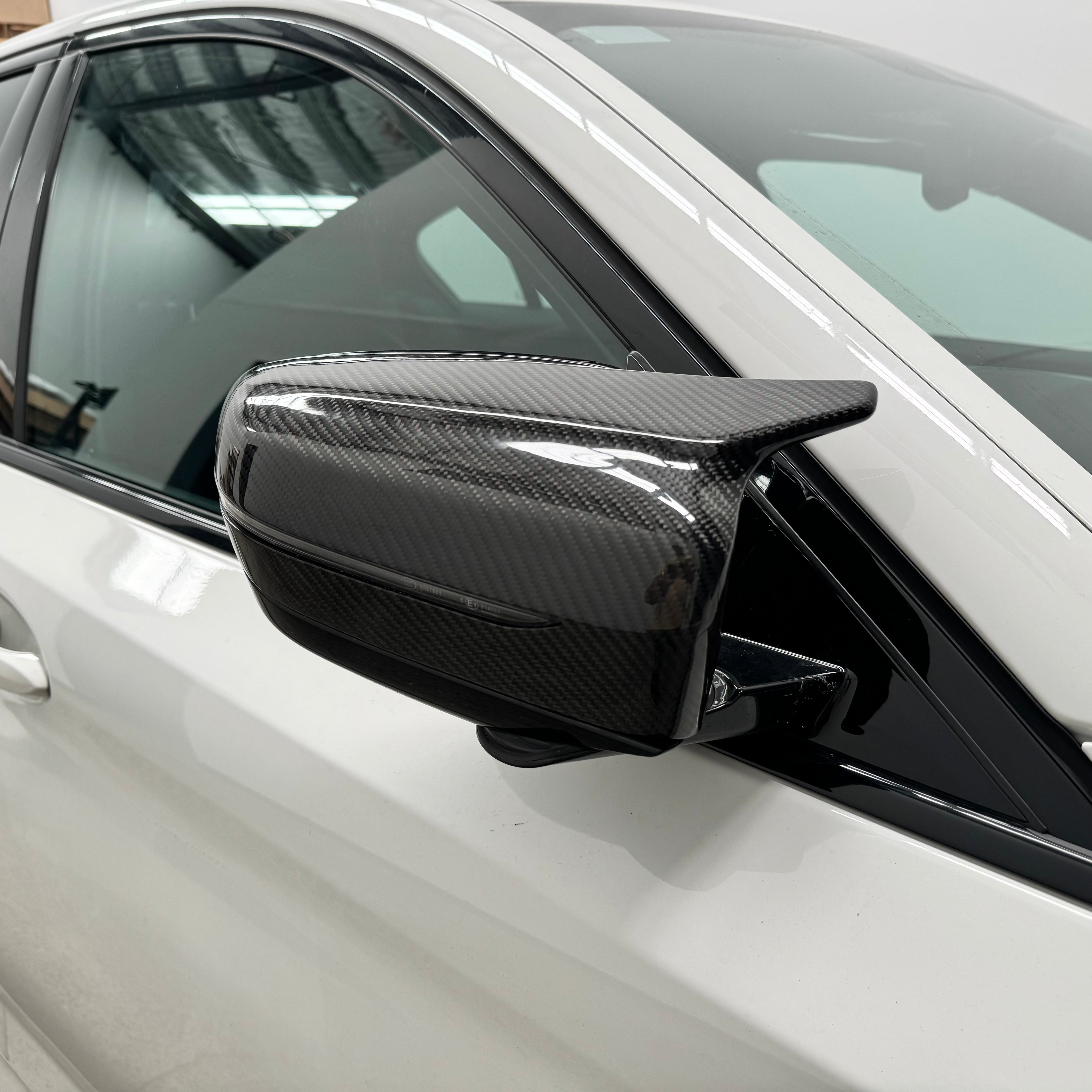 M Style Carbon Fibre Mirror Caps for BMW 5/8 Series G30 G31 G14 G15 G16