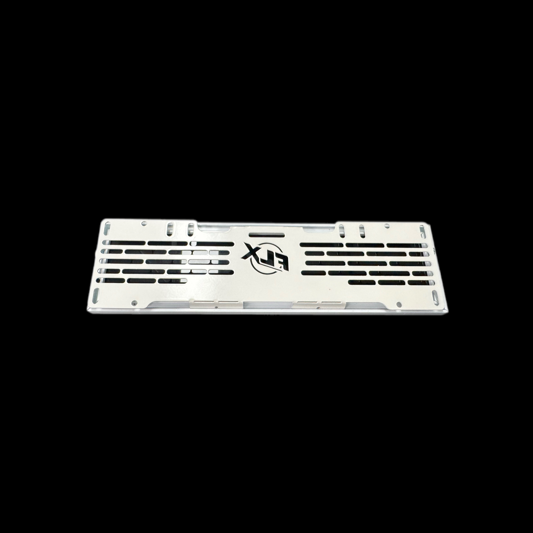Number Plate Cover - FLX 6 Character/digit VIC Plates Matte White
