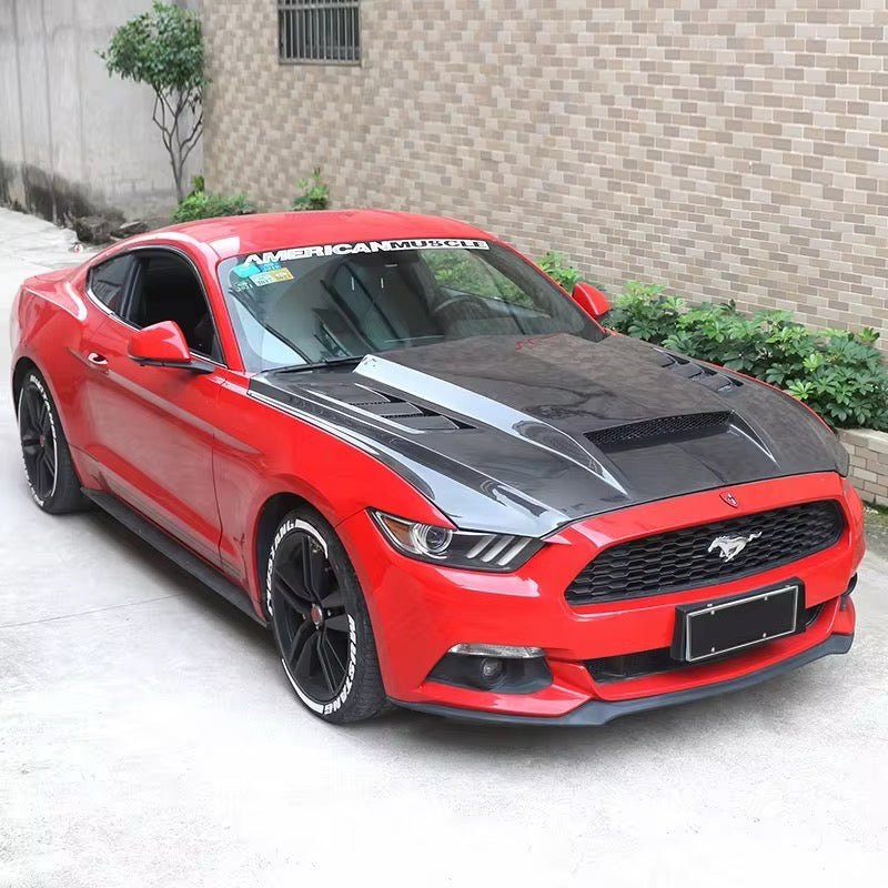 Ford Mustang TF Style Carbon Fibre Hood