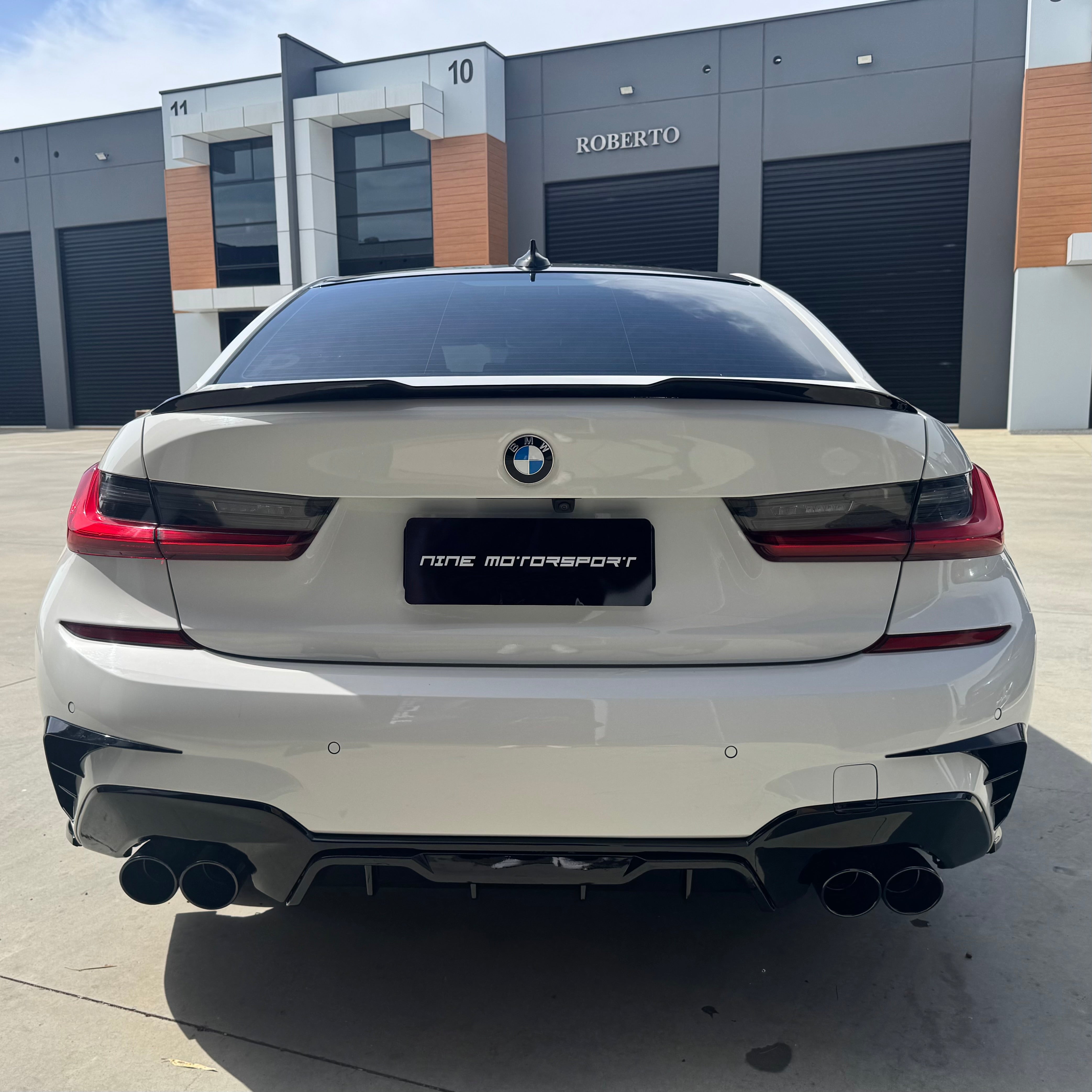 BMW 3 Series G20 dual Exhaust Tips - Nine Motorsport