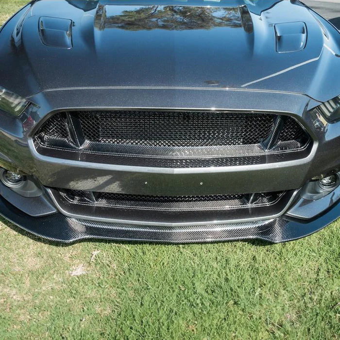 Ford Mustang (2015-2017) Lower and Upper Front Grille Carbon Fibre