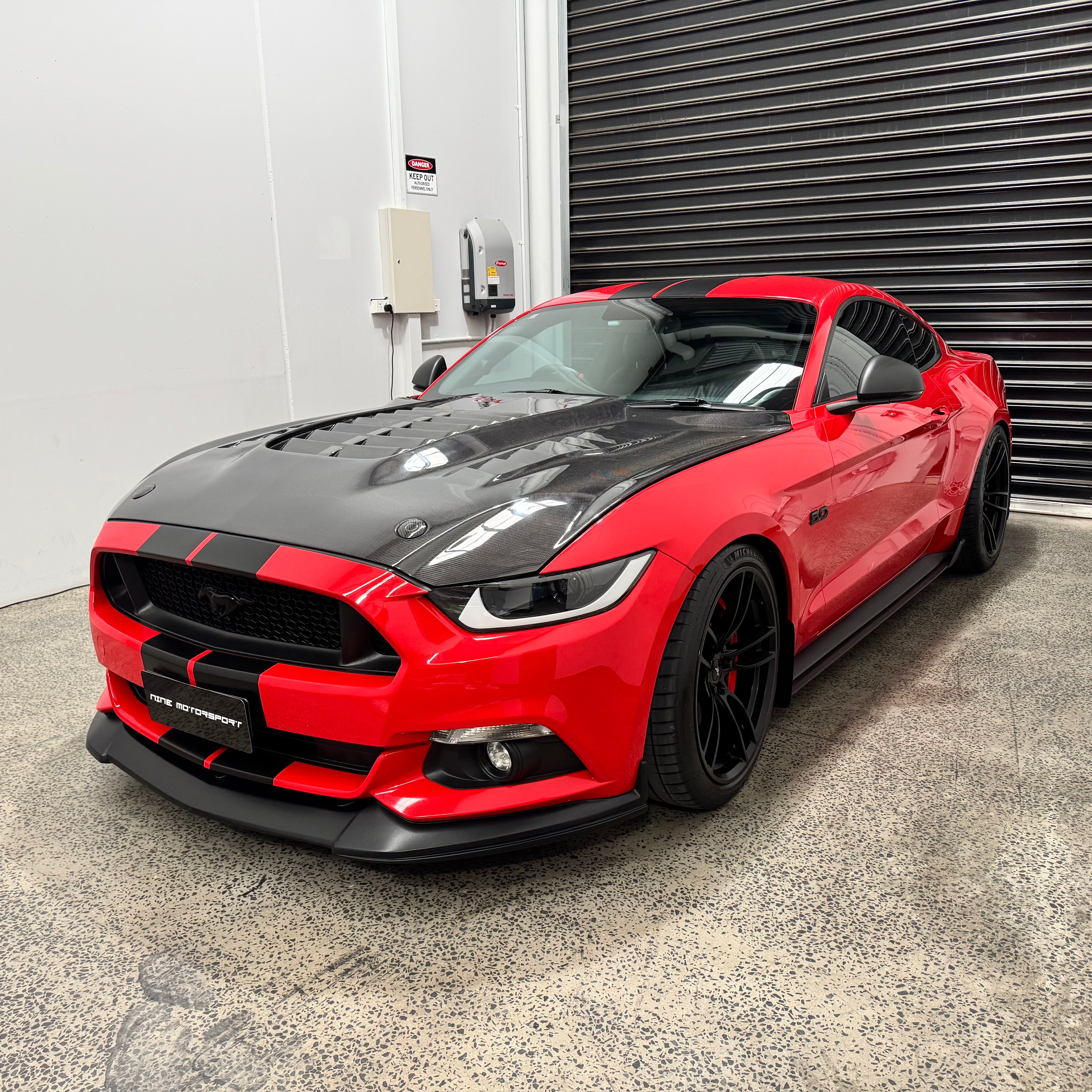 Ford Mustang Vented Carbon Fibre Hood
