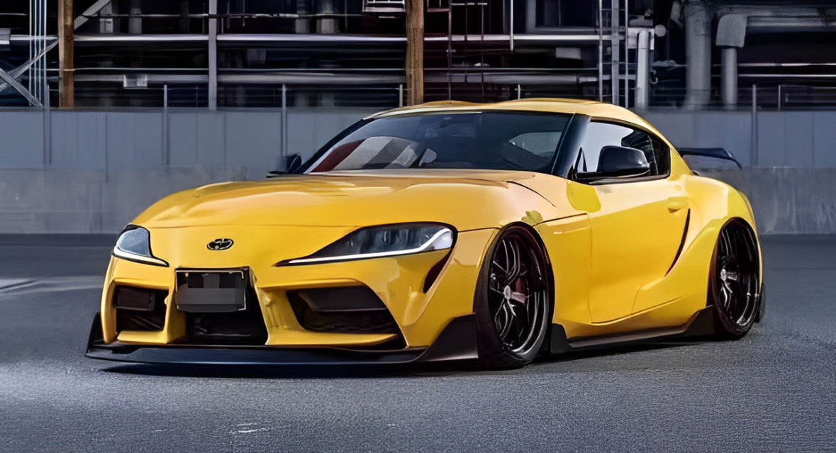 A90 Toyota Supra MK5 Varis V2 Style Carbon Fibre Side Skirts