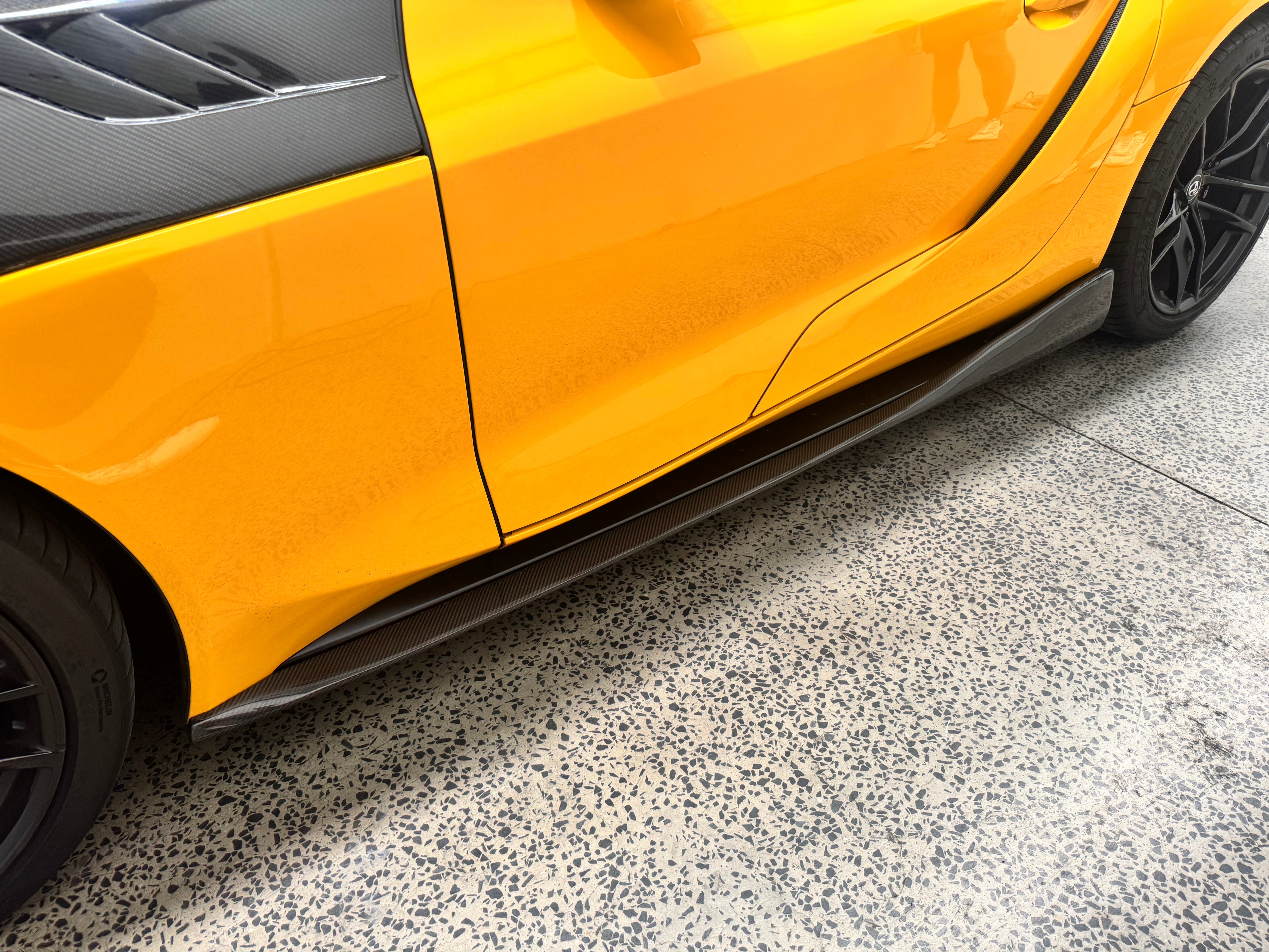 A90 Toyota Supra MK5 Varis Style Carbon Fibre Side Skirts