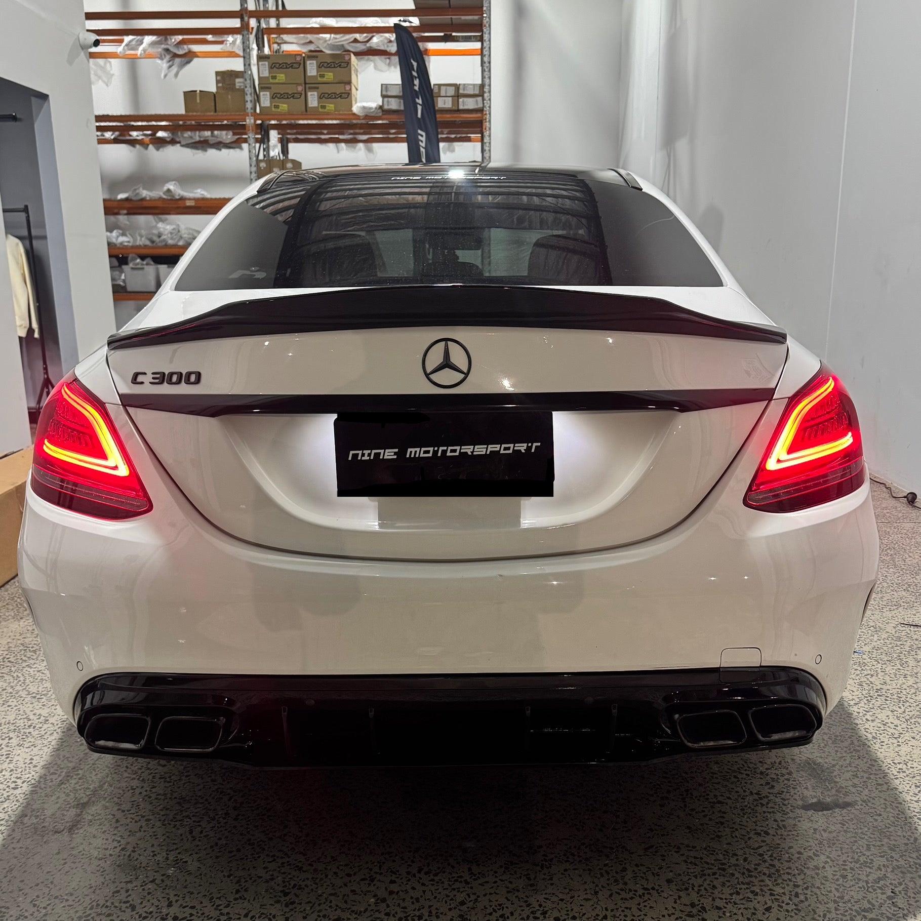 AMG C63s Style Rear Diffuser for W205 | C205 C Class (2015-2018)