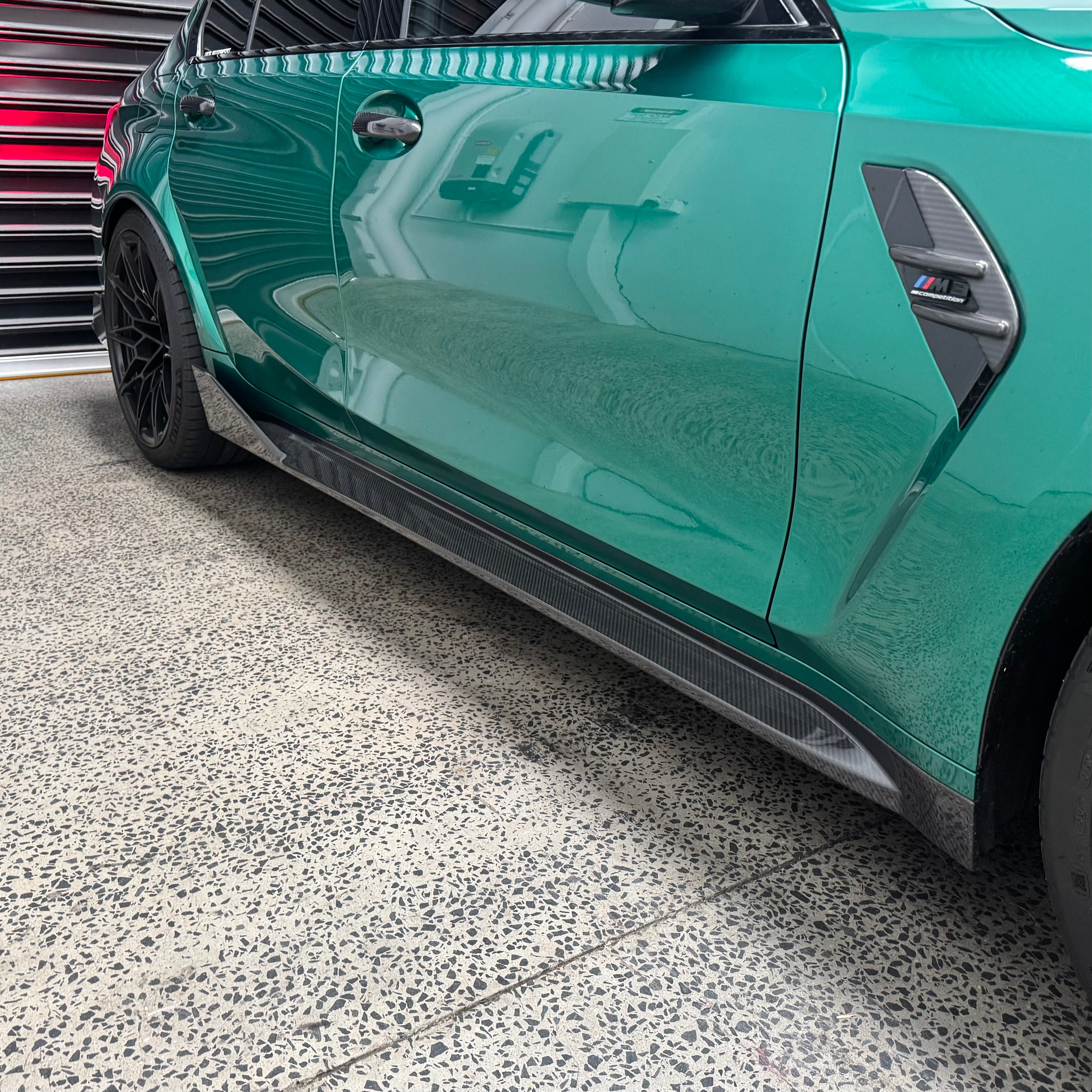 BMW G80 G81 G82 G83 Dry Carbon Fibre MP Style Side Skirts
