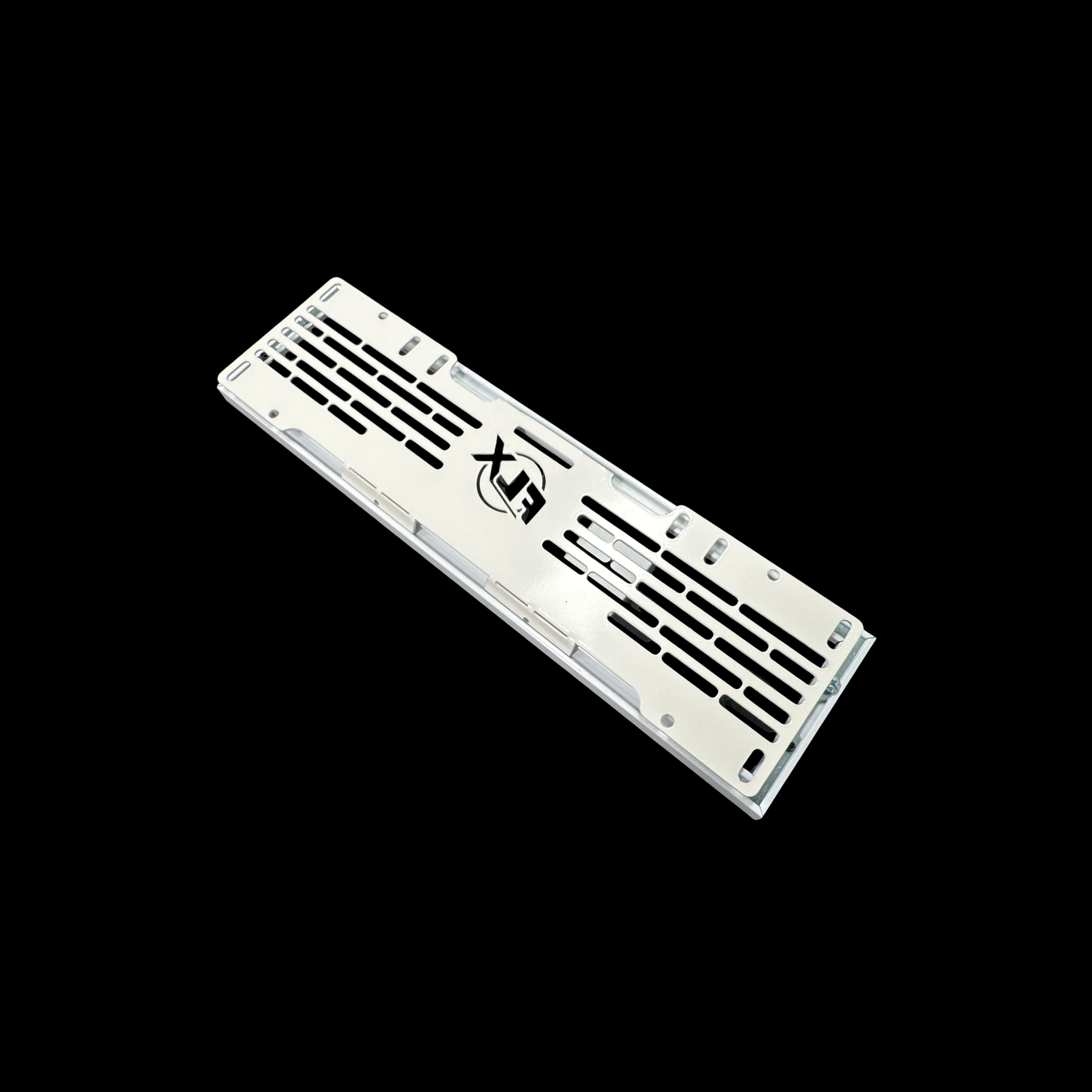 Number Plate Cover - FLX 6 Character/digit VIC Plates Matte White