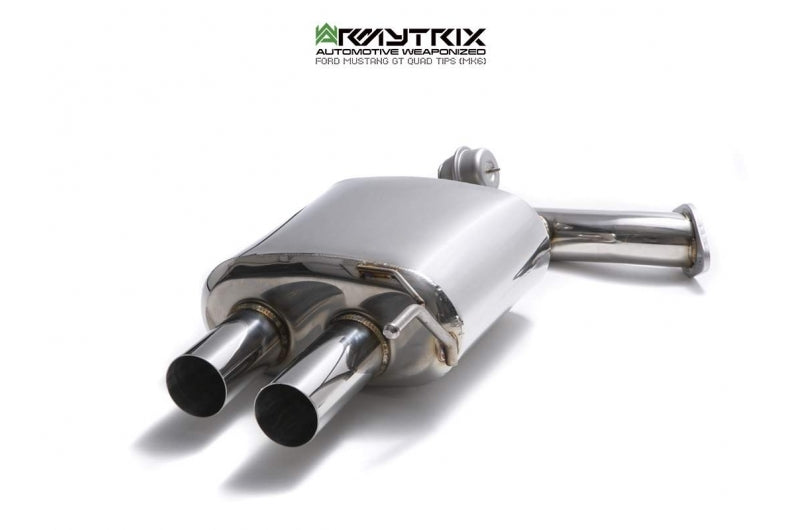Armytrix Stainless Steel Valvetronic Cat Back Exhaust System Ford Mustang GT MK6 18+
