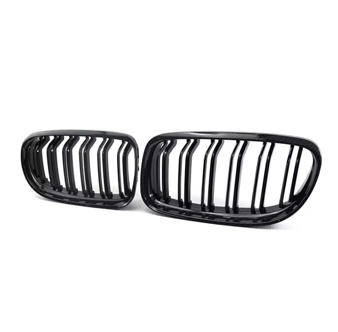BMW 3 Series E90 LCI Dual Slat Front Grille Gloss Black